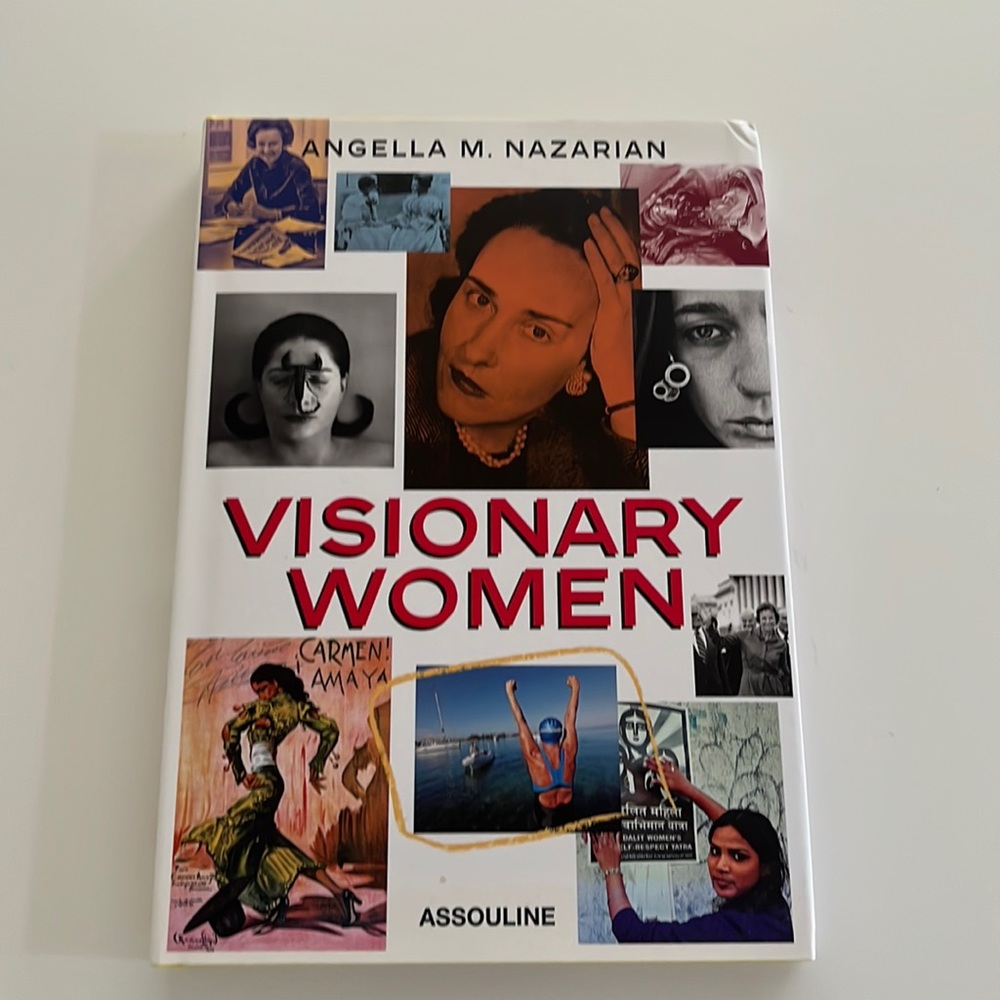 Assouline coffee table book Visionary Women with dust cover